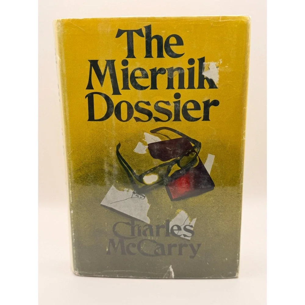 The Miernik Dossier Charles McCarry HC DJ Spy Thriller Saturday Review Press